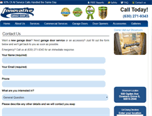 Tablet Screenshot of innovativegaragedoor.com